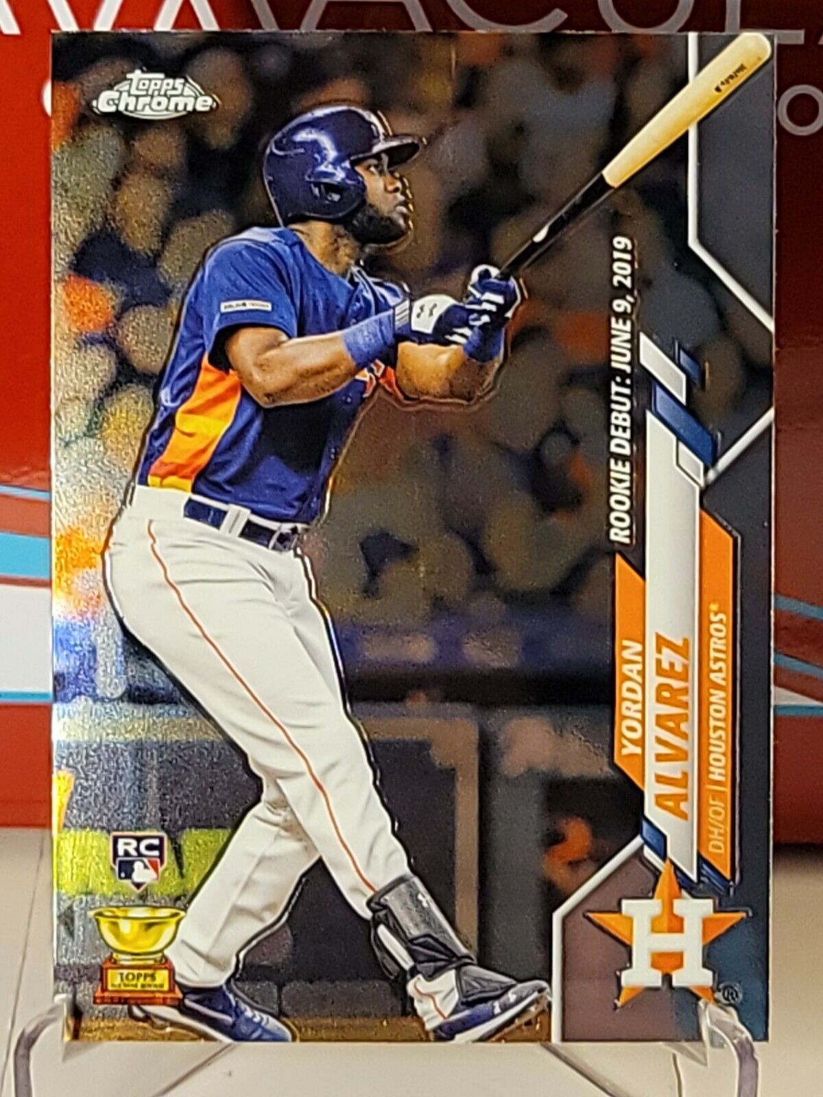 Actualización Topps 2020 cromo debut de novato Yordan Álvatez/copa de novato - Astros