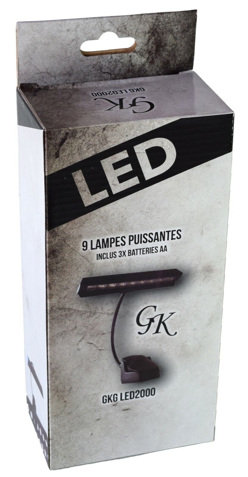 Lámpara se adapta a soporte de música, potente 9 LED (envío gratuito EE. UU.)