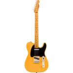 Squier by Fender Classic Vibe años '50 Telecaster, Guitarra Eléctrica, Diapasón de Arce, Butterscotch Rubia